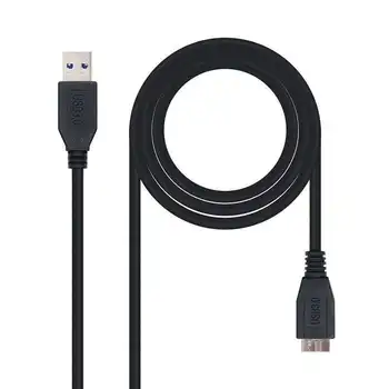 

Usb 3.0 cord nanowire 10.01.1101-bk-type to/m-micro b/m-Black-1m