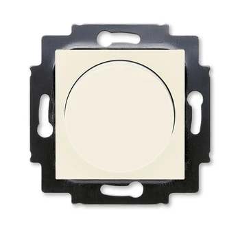 

ABB EPJ Levit C/White dimmer rotary-push, 60-600 W, R & Omega;
