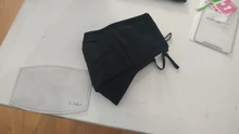 1/3 Uds algodón negro máscara de la cara máscara Anti polvo PM2.5 máscara de boca activado máscara de filtro de carbono máscaras de tejido lavable reutilizable
