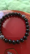 Pulsera de cuentas estilo tibetano para hombre, brazalete de abalorios, piedra de luna, diseño lava, buda, budista, chacras