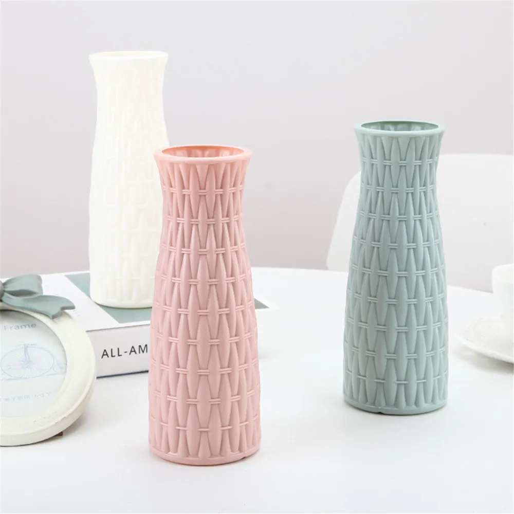 

Flower Vase Decoration Flower Pot Flower Basket Plastic Flower Vase Decoration Home Decoration Accessories Modern