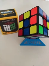 QiYi navegar W 3x3x3 magia de velocidad cubo negro profesional de 3x3 cubo Puzzle educativos juguetes para niños de regalo 3x3