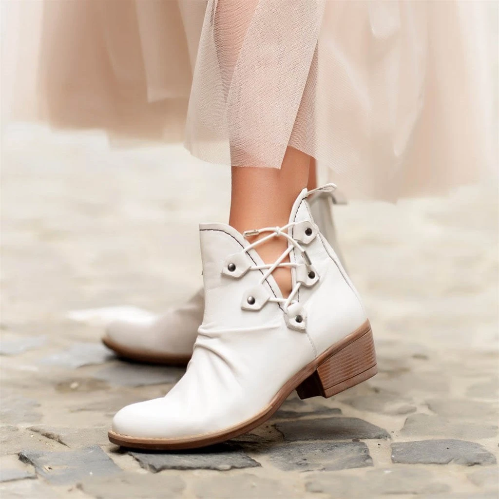 Sail Lakers, de cuero genuino para mujer, Primavera Verano, botines femeninos, zapatos informales para mujer, zapatos Retro transpirables, deslizamiento en tacón bajo, botines bonitos, talla 36 40, zapatos de mujer, chicas,