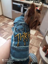 Dog-Vest Jacket Apparel Jeans Puppy Small Dogs Yorkshire Terrier Denim For Chihuahua