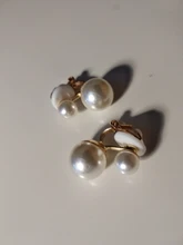 JIOFREE-pendientes de perlas de imitación para mujer, joyería Maxi sin perforaciones para fiesta de boda, regalo amor Navidad