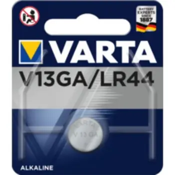 

BUTTON BATTERY LR44 1,5V ALKALINE VARTA