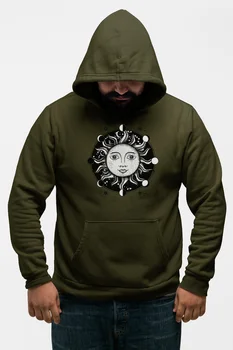 

Angemiel Wear Sun Green Men 'S Hooded Sweatshirt