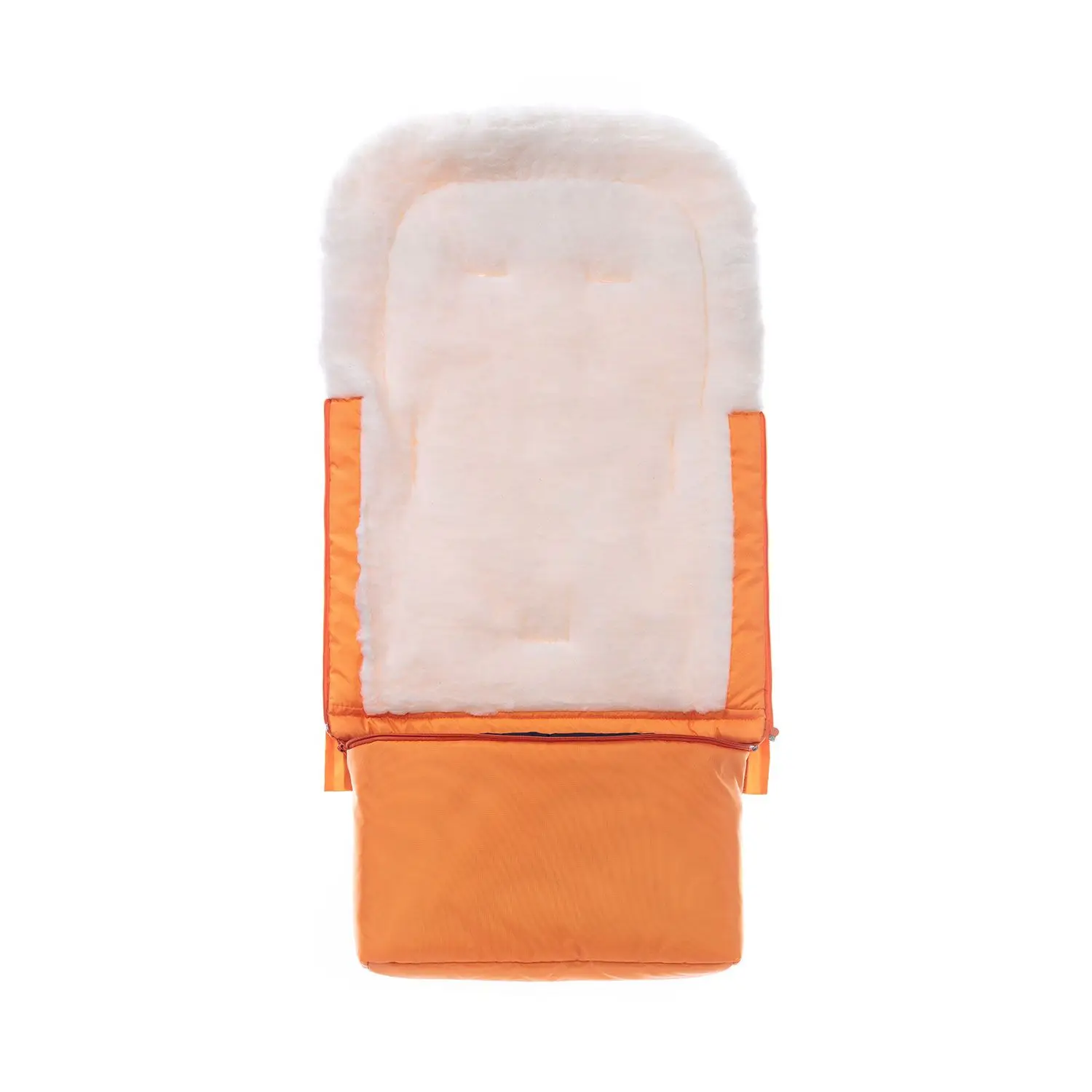 Конверт зимний меховой Nuovita Alaska Bianco(Arancio/Оранжевый