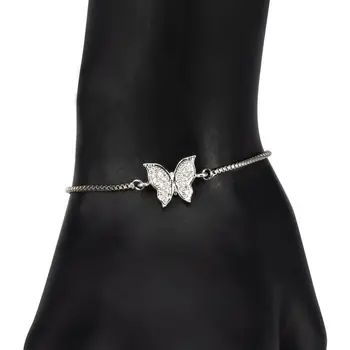 

Bracelet jewelery bbroshka 55960 (silver, adjustable clasp, jewelery alloy)