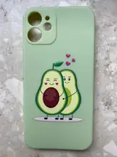 Aguacate funda para teléfono para iPhone X S X XR MAX Caramelo Suave de silicona TPU funda para iPhone 12 11 Pro Max mini 7 6 6S 8 Plus SE 2020