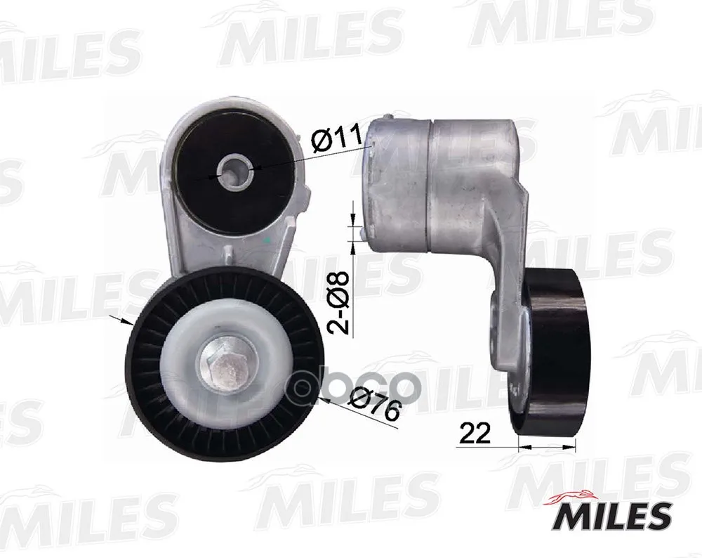 Ролик Ремня Приводного Opel Astra G 1.4/1.8 Miles Ag00046 Miles арт. AG00046