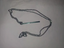 Collar con colgante rectangular de color negro para hombre, Gargantilla de acero inoxidable sencilla a la moda, joyería Kolye, Collar de hombre