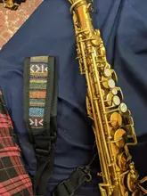Accesorios para saxofón, instrumento Musical de algodón de alta elasticidad, grueso, correa para cuello, arnés acolchado