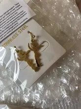 Pendientes de nombre personalizados para mujer, joyería hecha a mano con placa de nombre personalizada de acero inoxidable