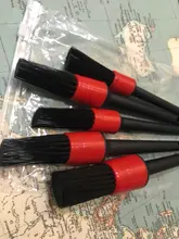 5 uds detallado de coches cepillo de limpieza automática de la limpieza del coche detallando conjunto tablero de salida de aire cepillo limpio herramientas de lavado