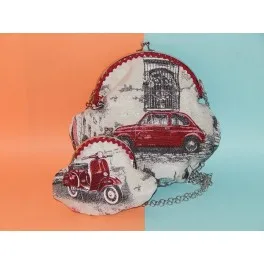 

VESPA handbag and purse-FIAT 500 VINTAGE