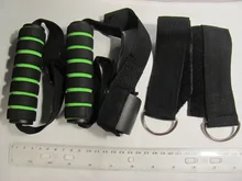 Banda con tubos de resistencia para Fitness, cuerda de tracción elástica para gimnasio y Yoga, expansor de entrenamiento, anclaje de puerta con asa y correa para el tobillo, 11 unidades
