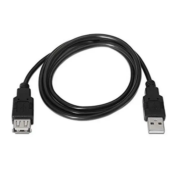 Удлинитель NANOCABLE 10.01.0203-BK 1,8 m USB вилка черная