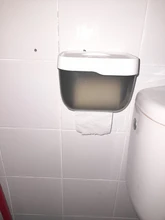 Towel-Holder Rack Storage-Box Paper Toilet WC Bathroom Wall-Mount Plastic 
