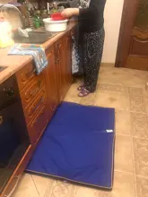 Cama grande para perro, colchoneta de espuma viscoelástica, transpirable, colchón ortopédico de fondo Oxford, para mascota mediana grande pequeña