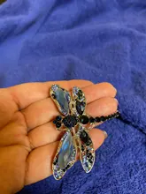 Rhinestone Pins Badge-Brooches Women Jewelry Retro Hot Insect for Fashion Boutonniere