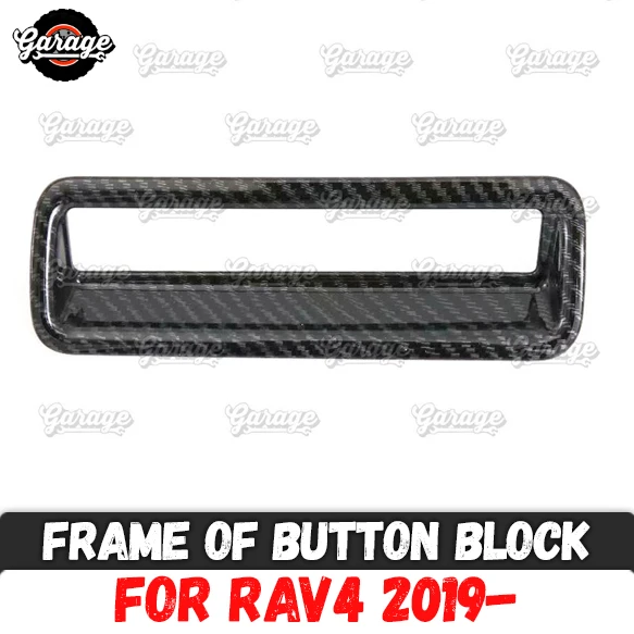 Рамка кнопочного блока для Toyota RAV 4-ABS пластик литье 1 комплект/1 шт украшение автомобиля Стайлинг