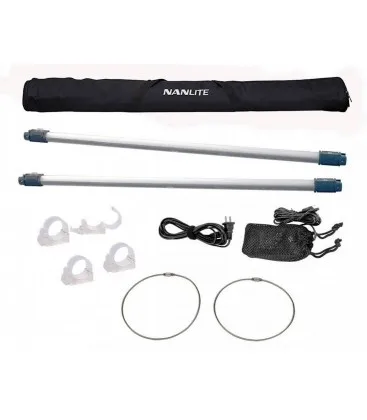 - CROMALITE LED NANLITE 2X Pagotube With 15C Battery KIT