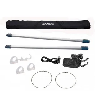 

CROMALITE LED NANLITE 2X pagotube with 15C battery KIT