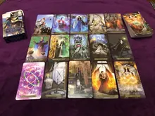 Juego de cartas de Tarot de wizorards, cubierta de alta calidad, versión en inglés, juguete de adivinación, juego de La Fortuna, 2020