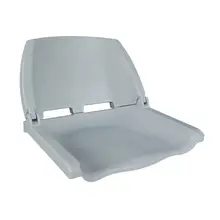 Кресло пластмассовое складное Folding Plastic Boat Seat, серое 75110G