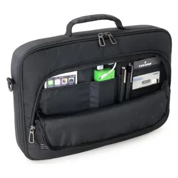 

Notebook bag up to 15.6 "in Nailon and black polyester BFOR15.