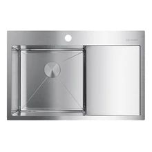 Мойка для кухни Omoikiri Akisame 78-IN-L нерж.сталь(Встраиваемая, PVD-покрытие, устойчива к царапинам, перелив