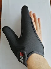 Guantes de pesca de 2 dedos, antideslizantes, transpirables, para dedo índice, accesorios de herramientas protectoras