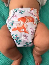 Asenappy-pañal de tela con bolsillo para bebé, pañal reutilizable, ajustable, lavable, micropolar, interno, 3kg-15kg, 8lbs-36lbs