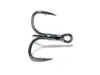 Size #8 #6 #4 Black Nickle Short Shank Cutting Blade Forged High Quality Treble Fishing Hooks Fishing Tackle FH38HP30 ► Photo 3/6