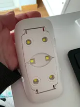 XZMUV-minisecador de uñas portátil, lámpara de manicura de 6 LED UV, Cable USB, para uso doméstico, 6W