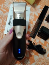 Cortadora de pelo eléctrica profesional para hombres máquina de cortar el pelo recargable por USB de poco ruido, cuchilla de cerámica, para niños