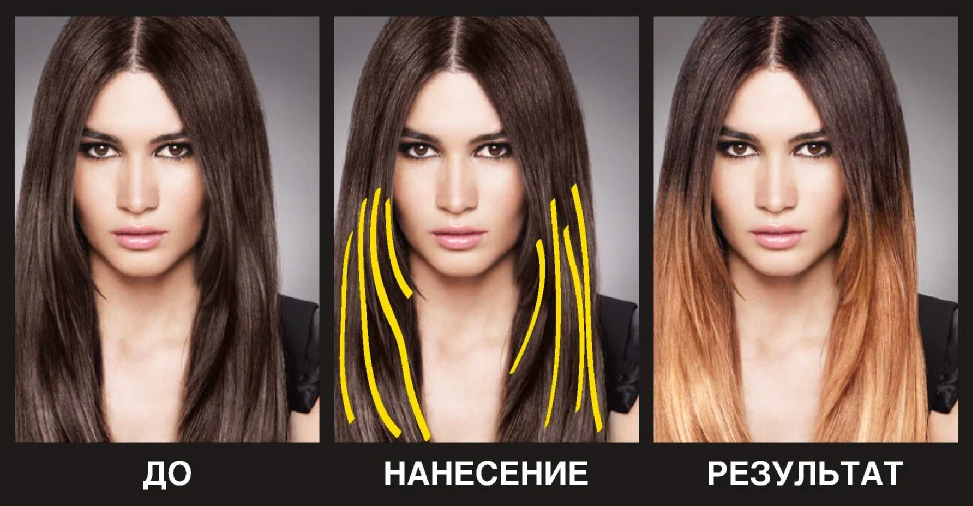 L'Oreal Paris Стойкая краска для волос "Preference Wild Ombres", оттенок 1, от светло до темно-каштанового