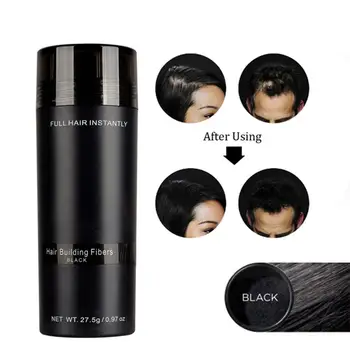 

Authentic Keratin Hair Fibers Spray 27.5g 6 Colors Powder Hair Loss Building Hairline Optimizer Dense Hair Growth fiber powder