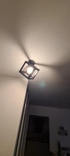 Ceiling-Light Cage-Fixture Iron Loft E27 Living-Room Black Vintage Retro Nordic Modern