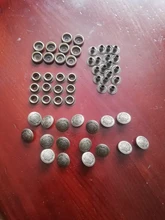 Nuevo de alta calidad 20 set/lote 15mm latón Metal botones botón cierres a presión de costura de cuero manualidades para ropa bolsas de prendas de vestir