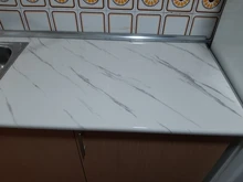 Marble Wallpaper Self-Adhesive Oil-Proof Kitchen Countertop Bathroom Home Improvement