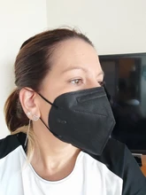 Mascarilla facial KN95 FFP2 con filtro CE, tapabocas antipolvo, 5-100 Uds.