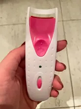 Rizador eléctrico automático de larga duración calentado pestañas rizador conveniente portátil eléctrico rizador de pestañas belleza Natural