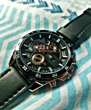Reloj de pulsera deportivo Para Hombre, cronógrafo de cuero, estilo militar, informal, Moderno, novedad de 2021