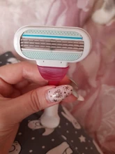 Uds cabezales + afeitadora de las mujeres removedor de pelo de afeitar Set de hojillas afeitadora de línea de Bikini cabeza de reemplazo herramientas