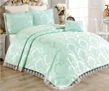 

French Laced Dowries Bed Cover Meyra Green
