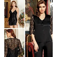 Jeremi 618 İpek сатин Dantelli Çeyizlik Altılı набор