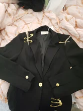 Womens Blazer Suit TWOTWINSTYLE Patchwork Long-Sleeve Female Autumn Elegant Fashion