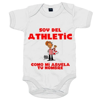 

Baby Body I'm Athletic Bilbao like my grandmother customizable with name